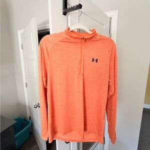 Under Armour Coral Quarter-Zip Top